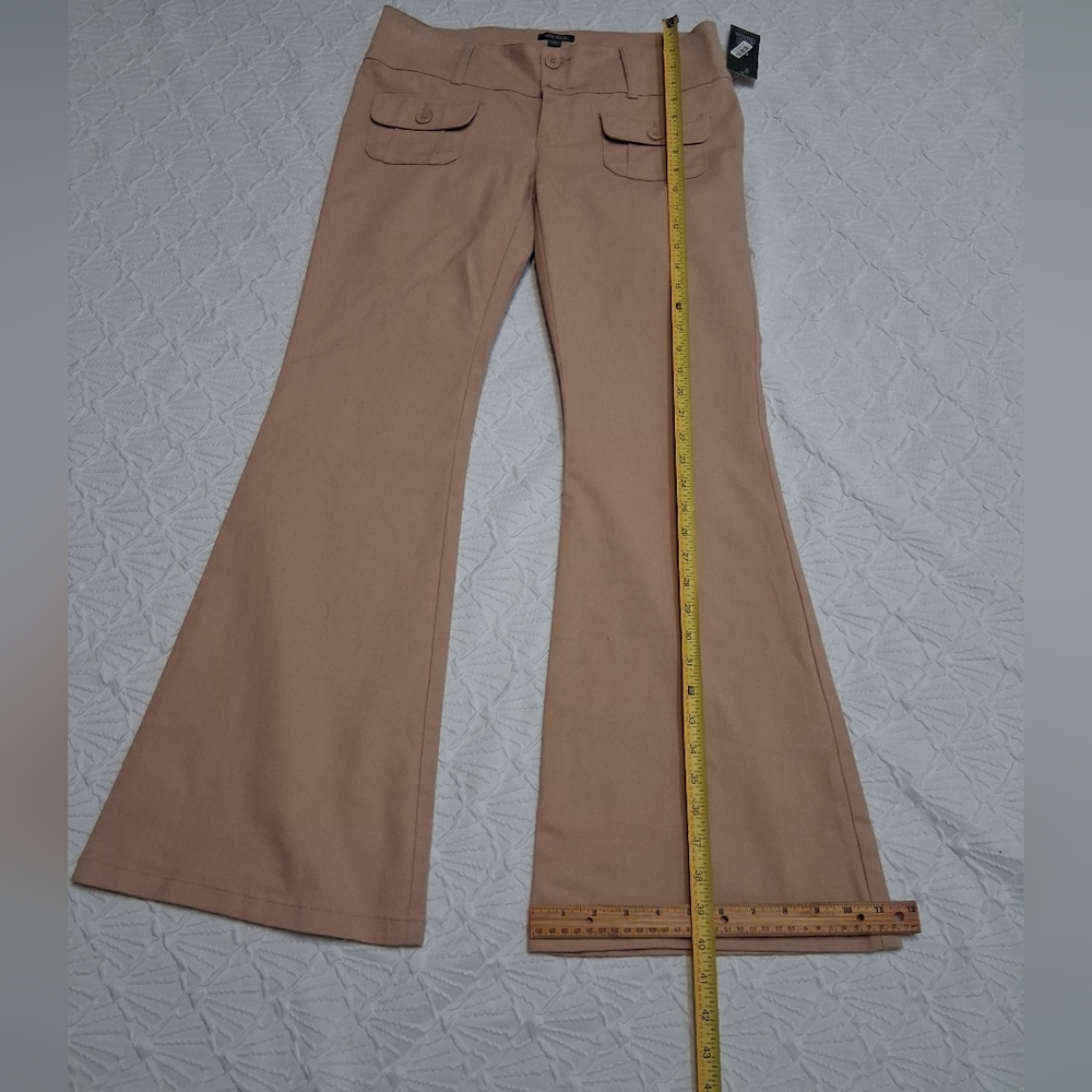 Wild Fable New Beige Flare Pants with Pocket Details Size 4 - Picture 12 of 17